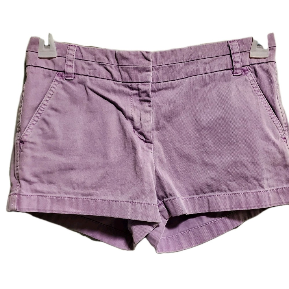 J Crew‎ Chino Shorts Womens Size 2 Purple